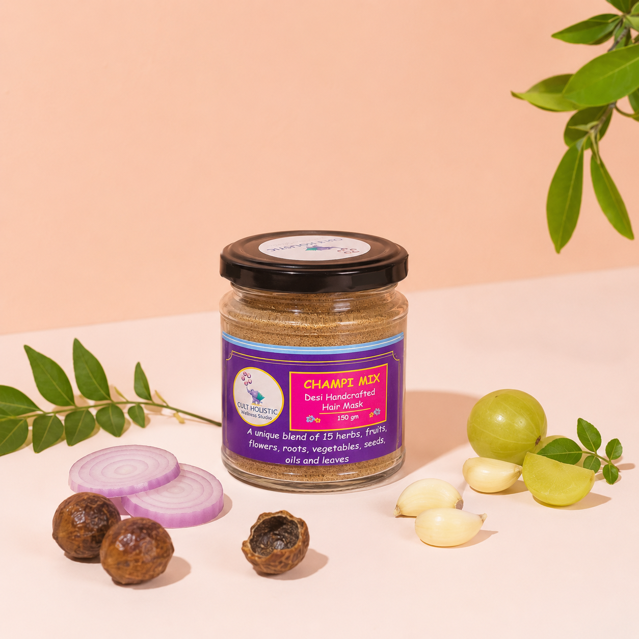 CHAMPI MIX for hair oils(100gm) - Image 2