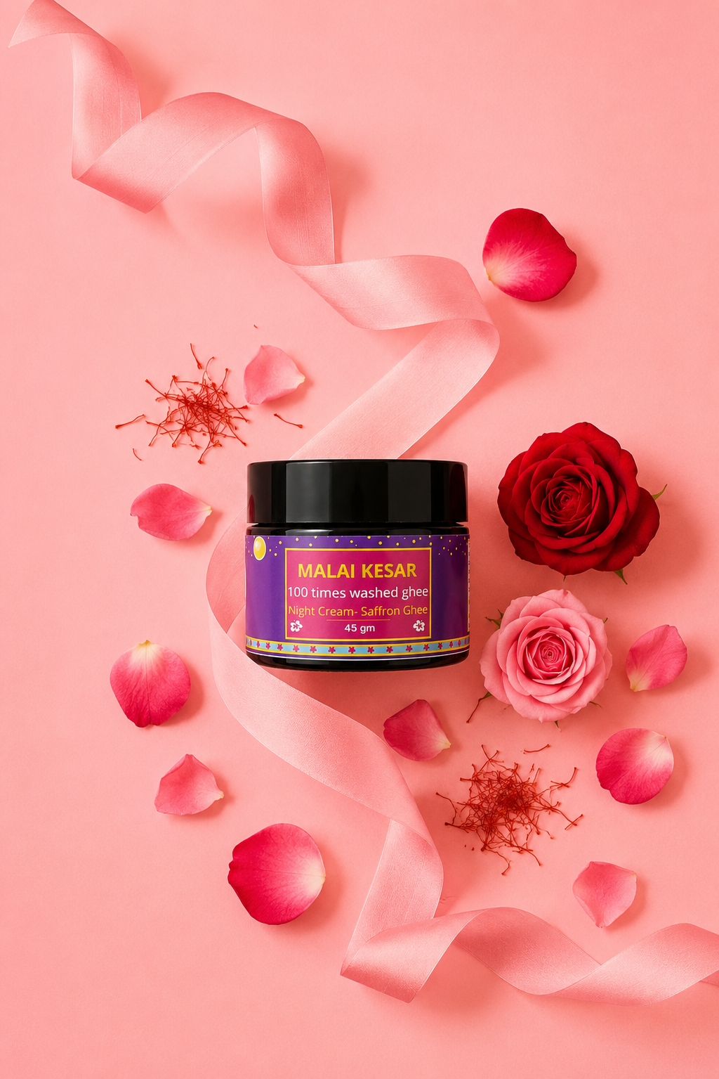 MALAI KESAR - Night Cream (100 times washed ghee) - Image 5